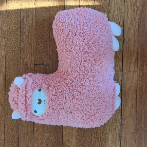 Pink Fluffy Alpaca Plush Stuffed Animal - Picture 1 of 8